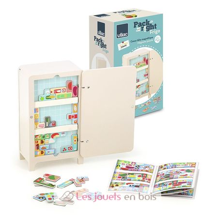 Jeu de logique en bois Le Frigo V7640 Vilac 1