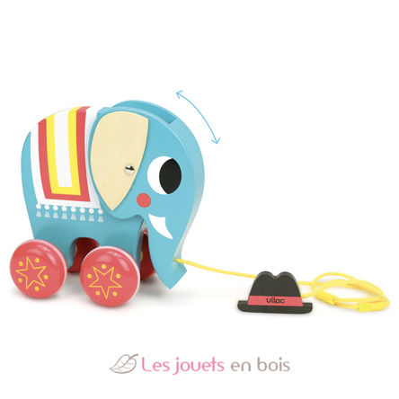 Vito l'éléphant à trainer V7714 Vilac 3