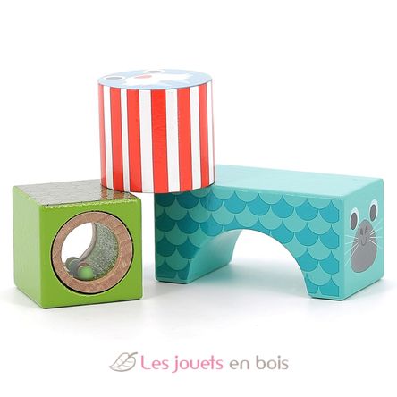 Cubes sonores de la mer V7718 Vilac 7