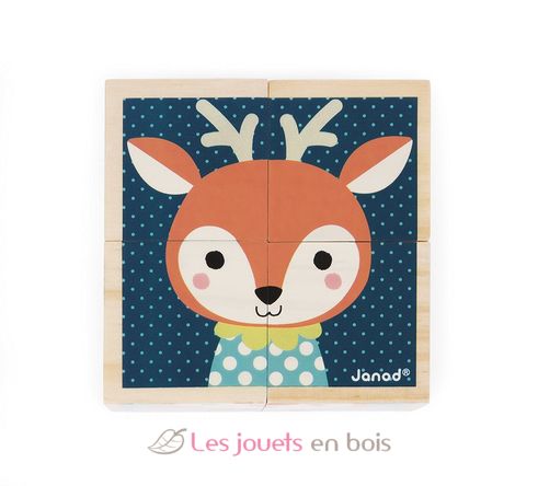 Mes premiers cubes - Portraits de la forêt J08000 Janod 7