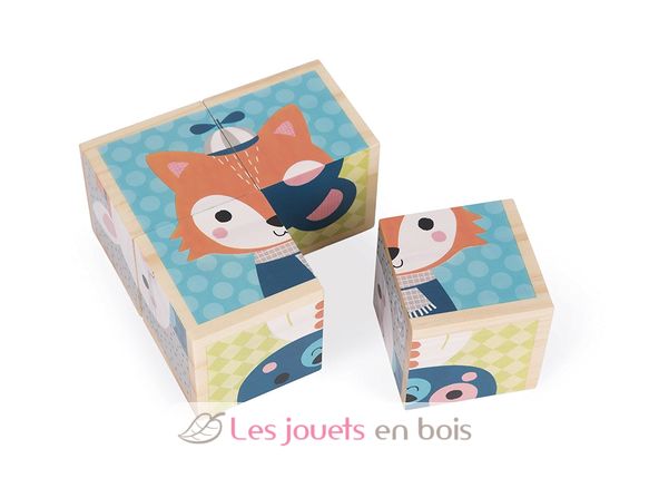 Mes premiers cubes - Portraits de la forêt J08000 Janod 1