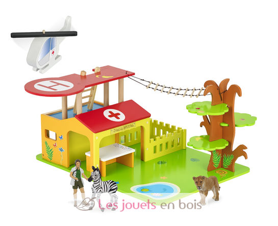 Coffret Figurines - Hôpital de la brousse PA-80004 Papo 1