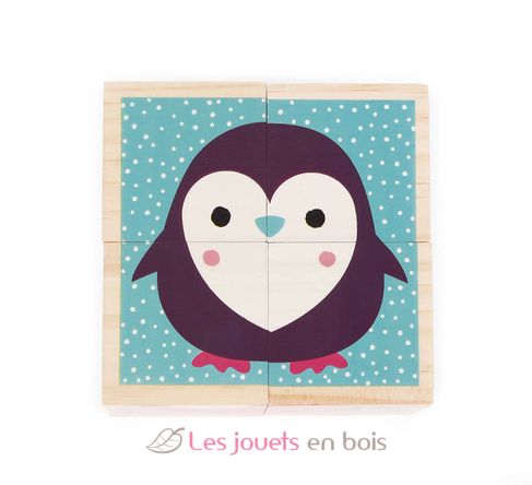 Mes premiers cubes - bébés animaux J08001 Janod 6