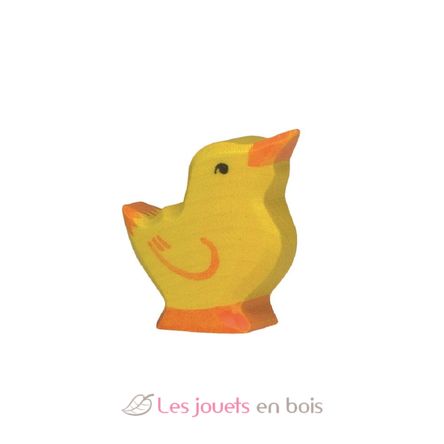 Figurine Poussin, tête haute HZ-80020 Holztiger 1