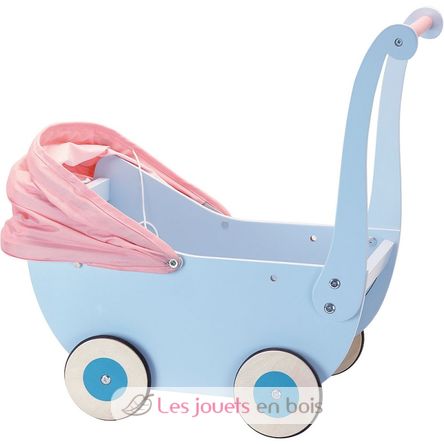 Landau en bois pour poupée PE800217 Petitcollin 2