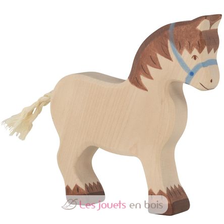 Figurine Cheval de trait HZ-80038 Holztiger 1