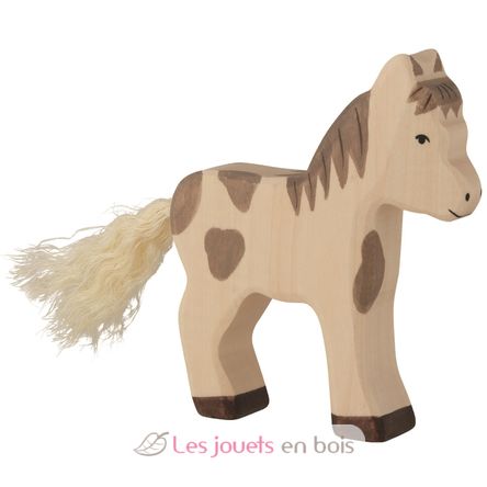 Figurine Poulain debout HZ-80043 Holztiger 1
