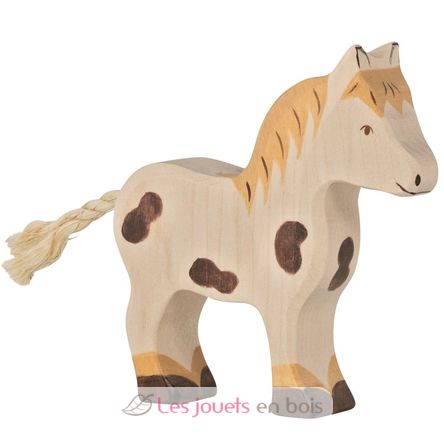 Figurine Poney pie HZ-80044 Holztiger 1