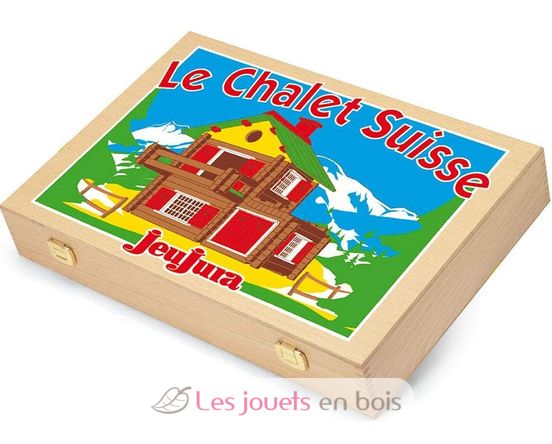 Coffret 4 jeux de société traditionnels en bois du Jura