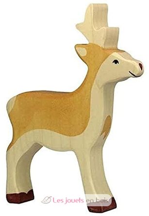 Figurine Jeune cerf HZ-80089 Holztiger 1