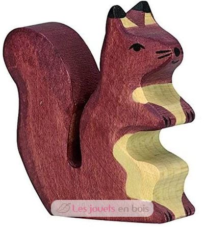 Figurine Écureuil brun HZ-80106 Holztiger 1