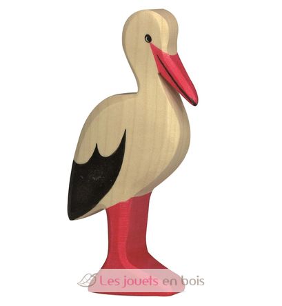 Figurine Cigogne HZ-80111 Holztiger 1