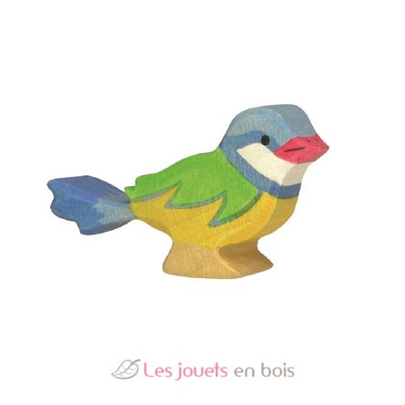 Figurine Mésange bleue HZ-80119 Holztiger 1