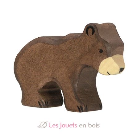 Figurine Petit ours brun HZ-80185 Holztiger 1