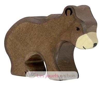 Figurine Petit ours brun HZ-80185 Holztiger 1