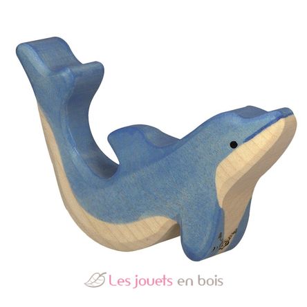 Figurine petit dauphin HZ-80199 Holztiger 1