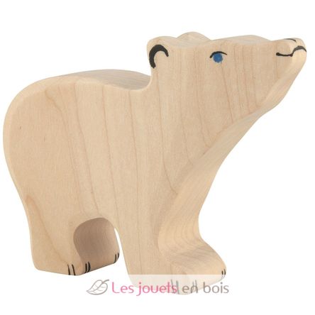 Figurine Ours polaire, petit HZ-80209 Holztiger 1