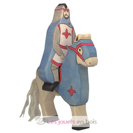 Figurine Chevalier bleu HZ-80247 Holztiger 1