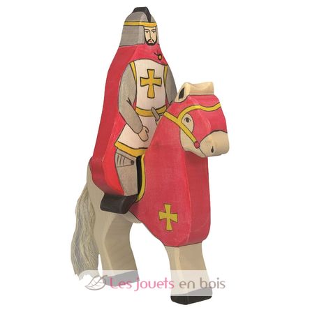 Figurine Chevalier rouge HZ-80246 Holztiger 1