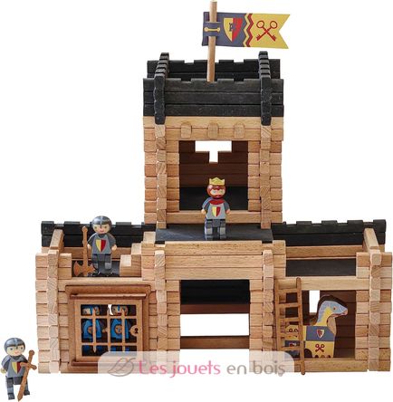 Château fort et catapulte 270 pcs JJ8028 Jeujura 2