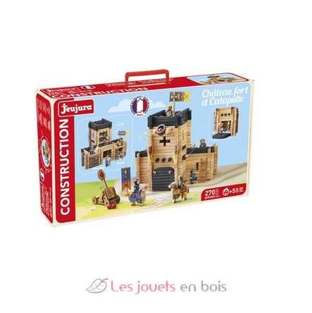 Château fort et catapulte 270 pcs JJ8028 Jeujura 5