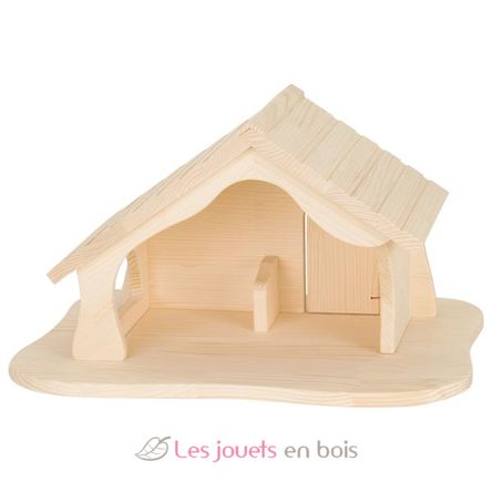 Crèche - Maison pour figurine HZ-80348 Holztiger 3