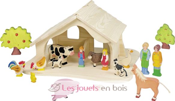 Crèche - Maison pour figurine HZ-80348 Holztiger 2