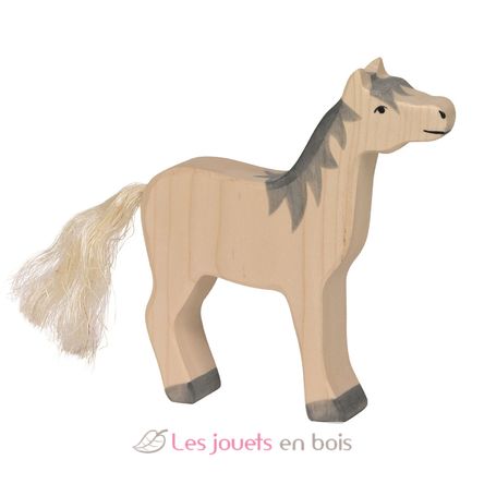 Figurine Cheval debout HZ-80360 Holztiger 1