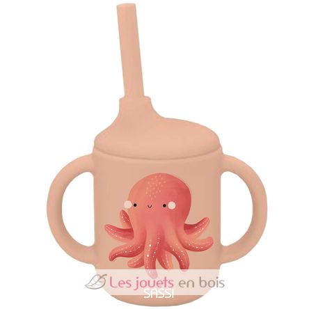 Gobelet en silicone Slurpy la pieuvre SJ-SI0795 Sassi Junior 1