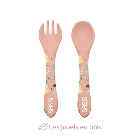 Couverts en silicone Slurpy la pieuvre SJ-SI0917 Sassi Junior 1