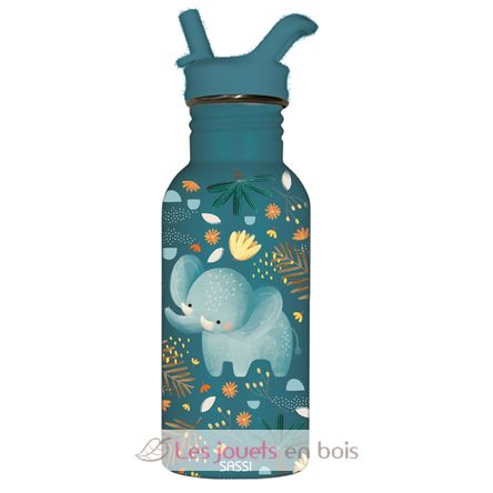 Bouteille en inox Chewy l'éléphant 500 ml SJ-SB1075 Sassi Junior 1