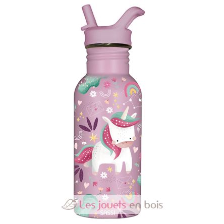Bouteille en inox Sparkly la licorne 500 ml SJ-SB1105 Sassi Junior 1