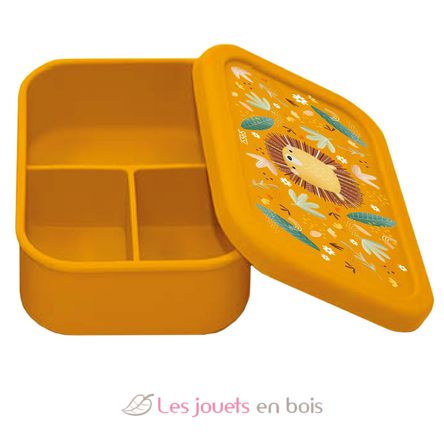Boîte à lunch en silicone Chompy le lion SJ-SI0849 Sassi Junior 1