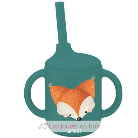 Gobelet en silicone Crunchy le renard SJ-SI1709 Sassi Junior 1