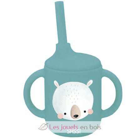 Gobelet en silicone Munchy l'ours SJ-SI1716 Sassi Junior 1