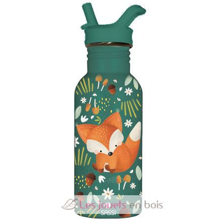 Bouteille en inox Crunchy le renard 500 ml SJ-SB2034 Sassi Junior 1
