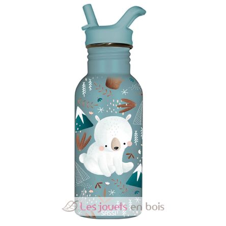 Bouteille en inox Munchy l'ours 500 ml SJ-SB2041 Sassi Junior 1