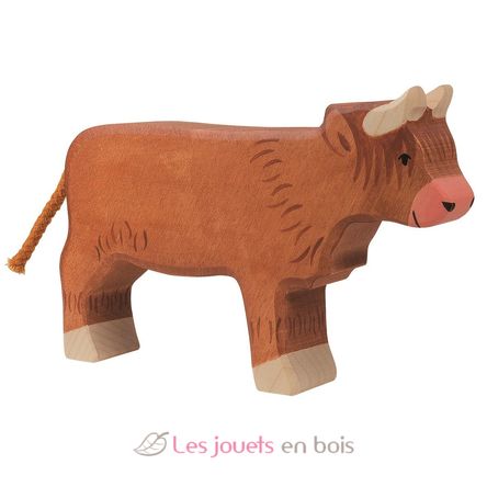 Figurine vache Higland cattle HZ-80556 Holztiger 1