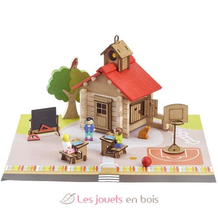 L'école du village 125 pièces JJ8061 Jeujura 2