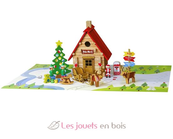 Le Chalet de Noël 90 pièces JJ8094 Jeujura 2