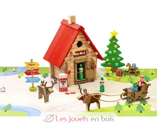 Le Chalet de Noël 90 pièces JJ8094 Jeujura 3