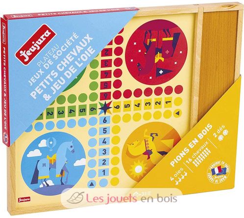 Jeux de l'oie et petits chevaux JJ8117 Jeujura 3