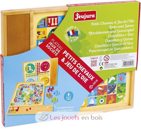 Jeux de l'oie et petits chevaux JJ8117 Jeujura 4