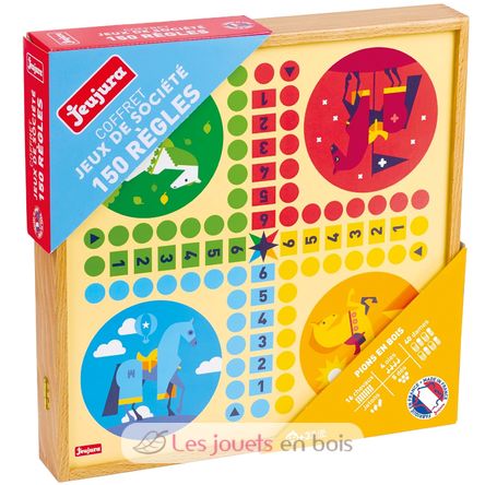 Coffret de jeux de société 150 règles JJ8125 Jeujura 1