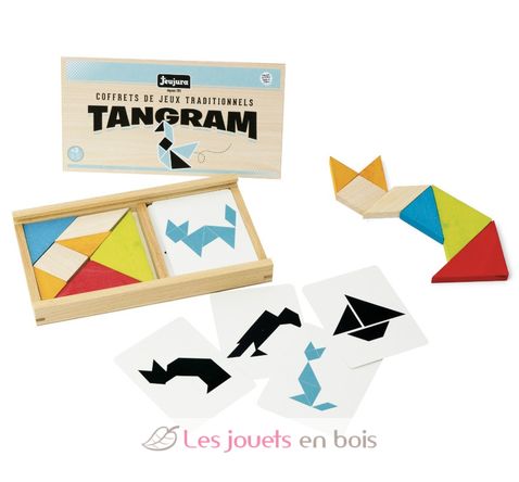 Tangram en bois JJ8144 Jeujura 1