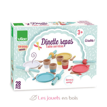 Dinette repas en bois V8178 Vilac 2