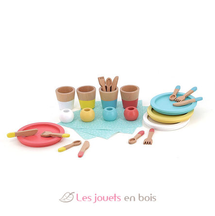 Dinette repas en bois V8178 Vilac 3
