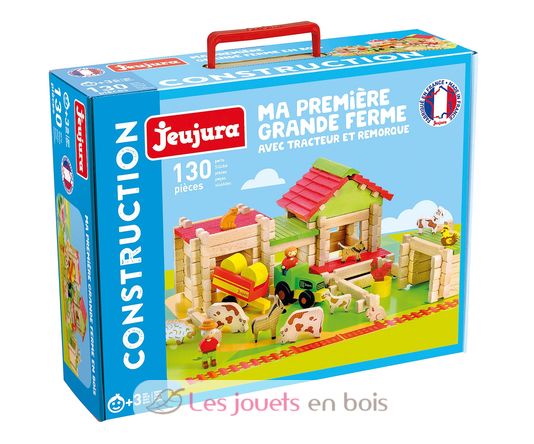 Ma Première Grande Ferme 130 pcs JJ8237 Jeujura 1