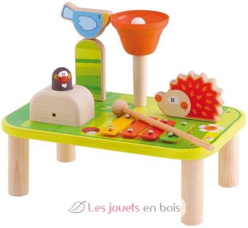 Table multi-activités musicales Dans la Jungle