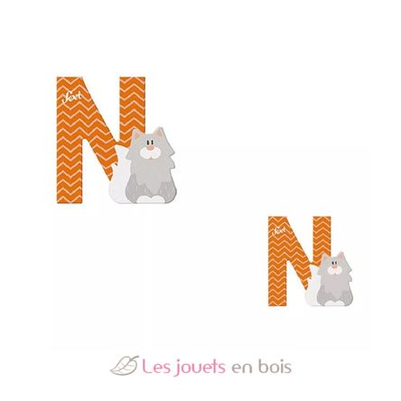 Lettre N - Chat Norvégien SE-83014 Sevi 1
